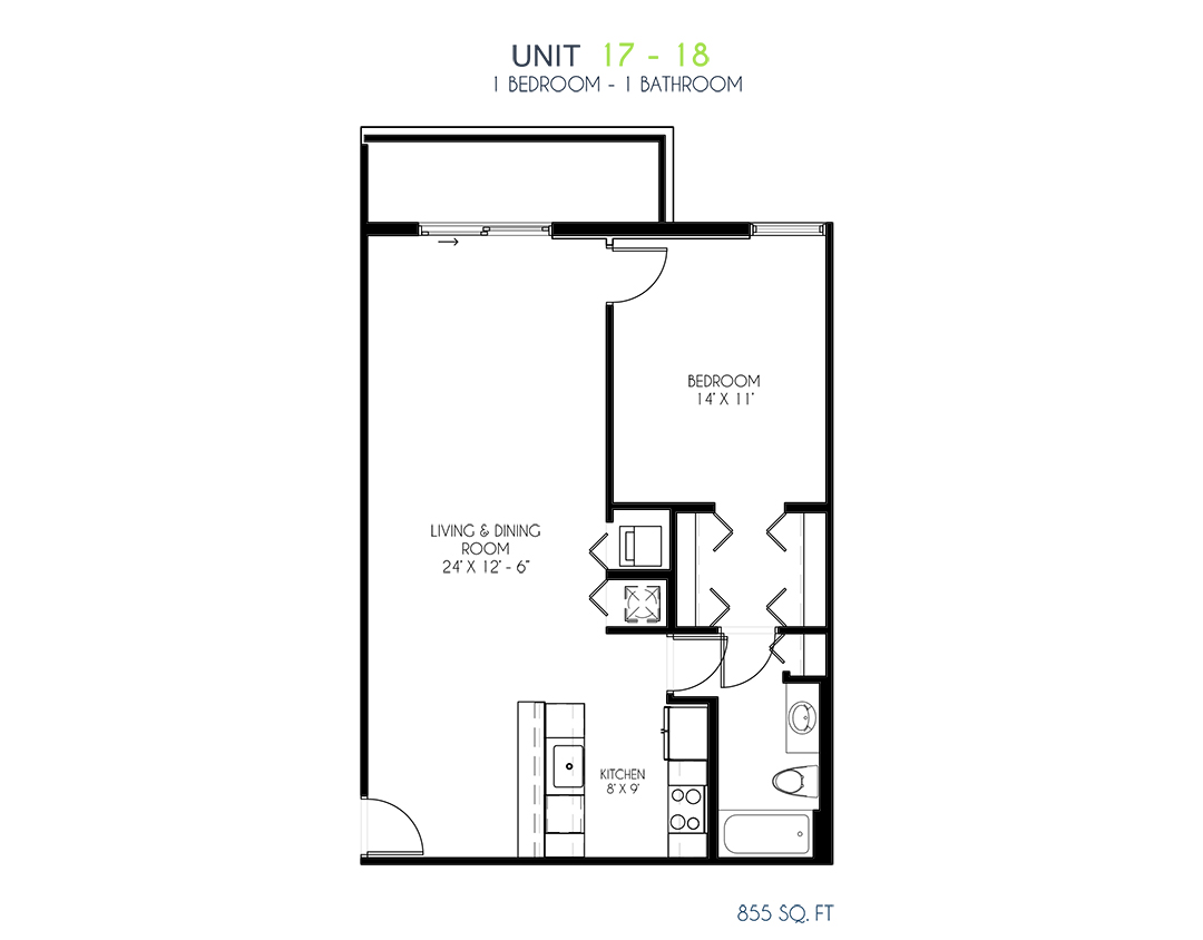 Units 17, 18 Floorplan
